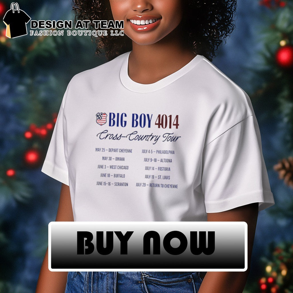 Big Boy 4014 Tour America 250 Train shirt