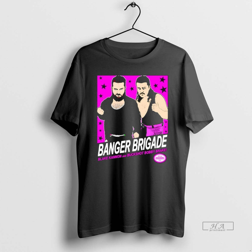 Official Blake Kannon And Buckshot Bobby Brake Banger Brigade Nes T-Shirts, Hoodie, Sweatshirt | PrintMintTees.com