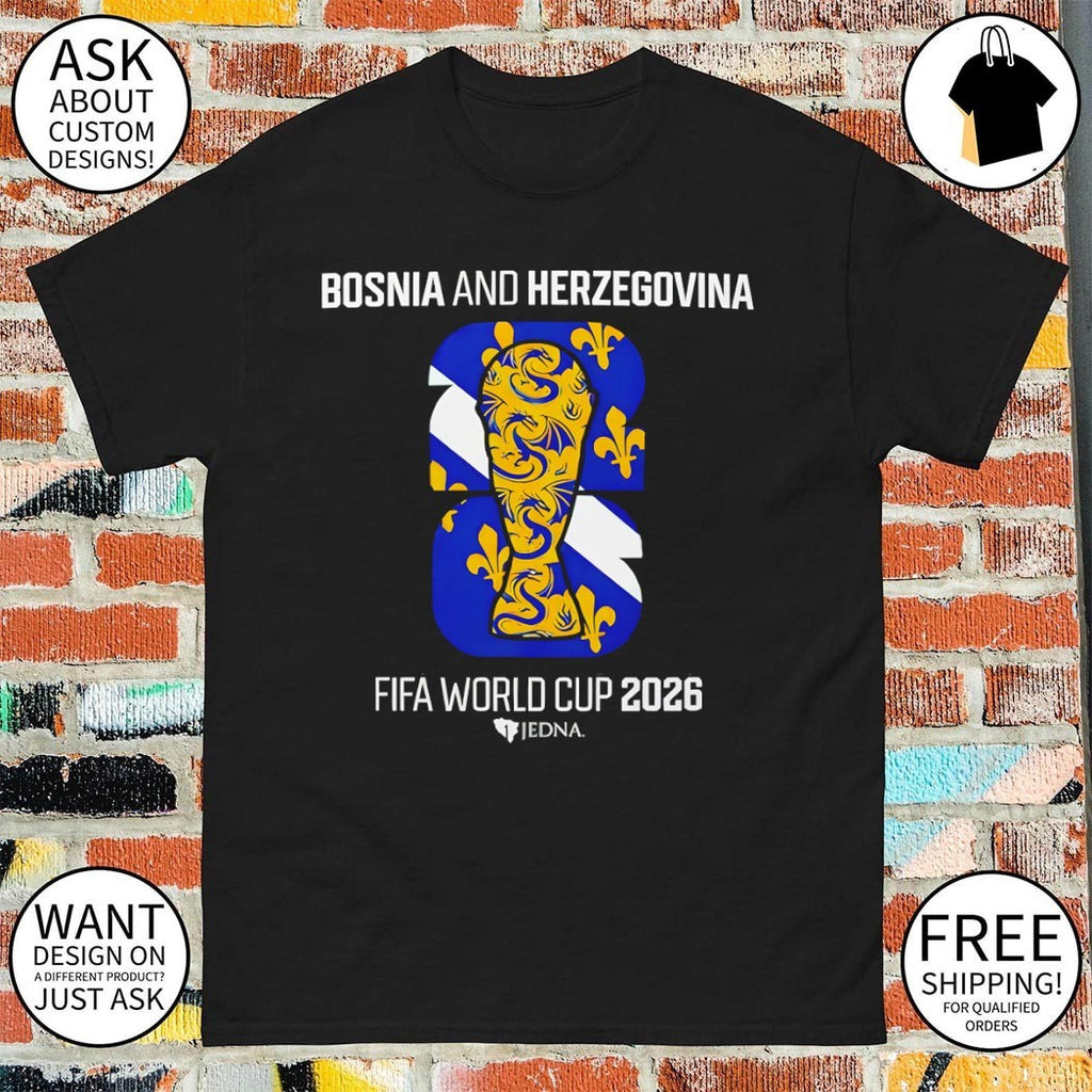 Bosnia Herzegovina World Cup 2026 Bosnia Lilium Bosniacum Trophy shirt