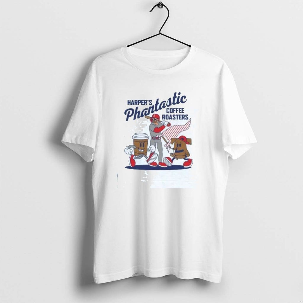 Official Bryce Harpers Phantastic Coffee Cartoon Philadelphia Phillies T-Shirts, Hoodie, Sweatshirt | PrintMintTees.com