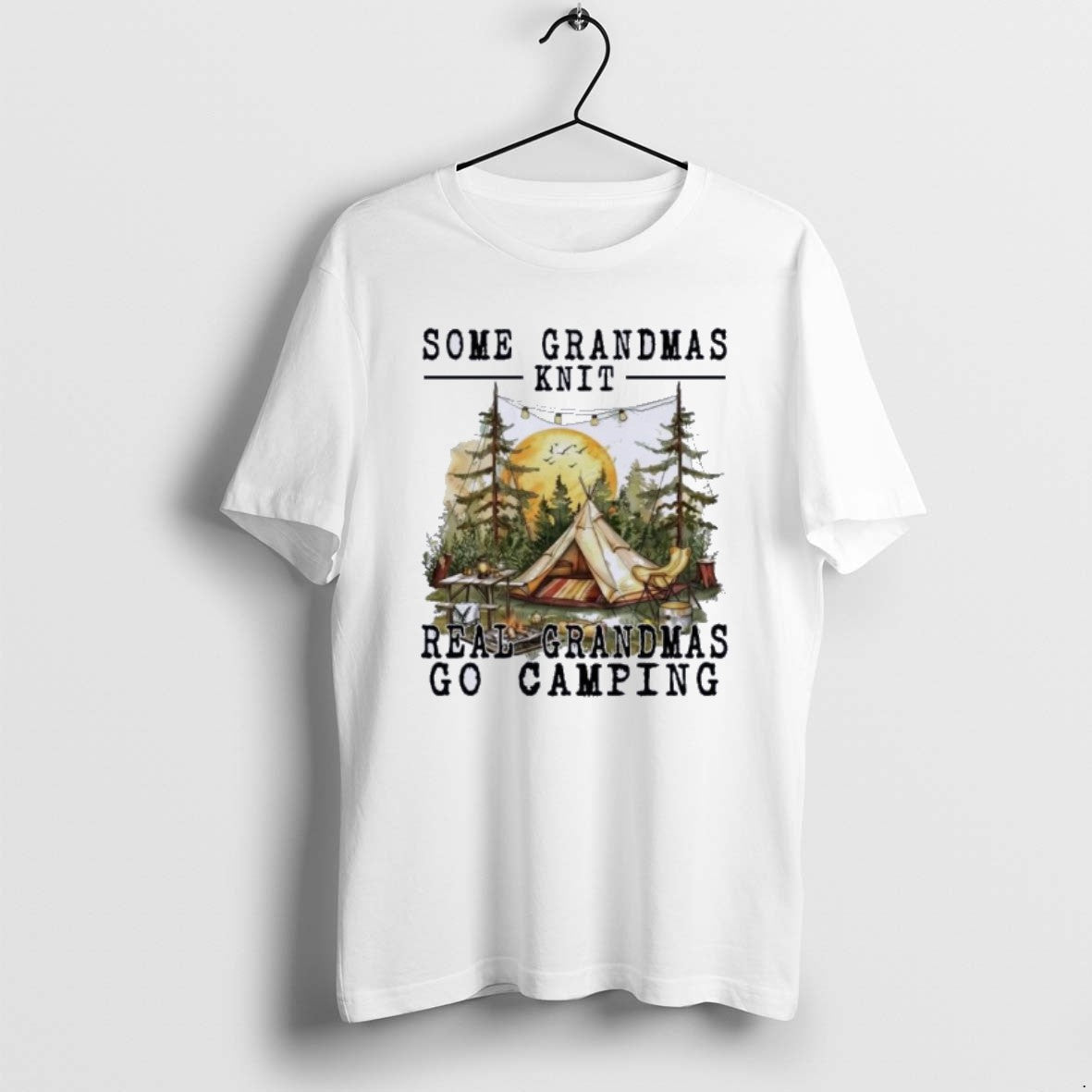 Official Camping Some Grandmas Knit Real Grandmas T-Shirts, Hoodie, Sweatshirt | PrintMintTees.com