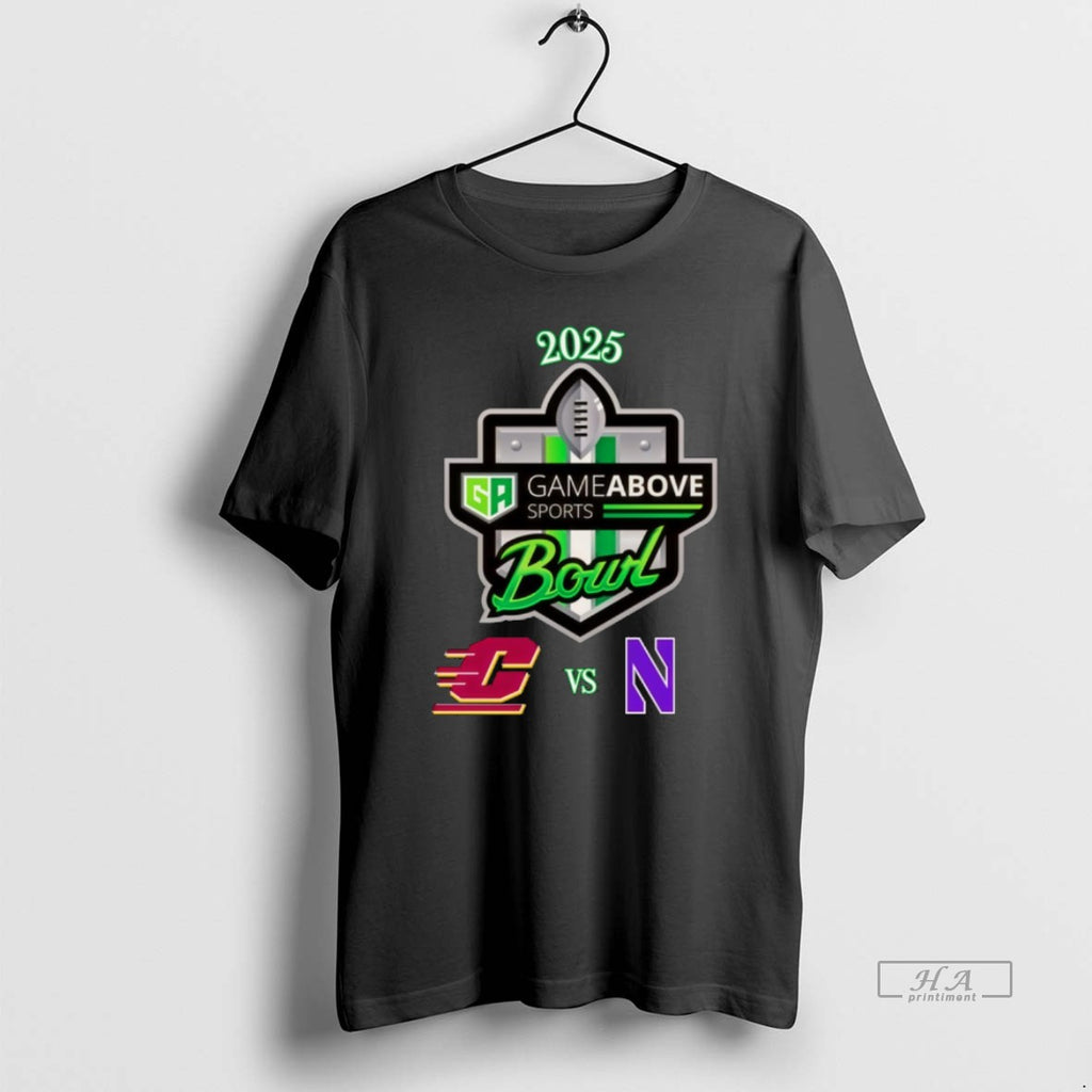 Official Central Michigan Chippewas Vs Northwestern Wildcats 2025 Gameabove Sports Bowl Ford Field T-Shirts, Hoodie, Sweatshirt