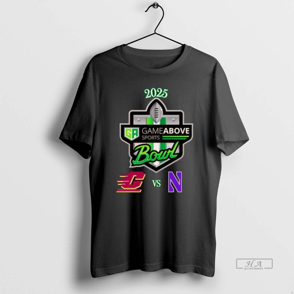Official Central Michigan Chippewas Vs Northwestern Wildcats 2025 Gameabove Sports Bowl Ford Field T-Shirts, Hoodie, Sweatshirt