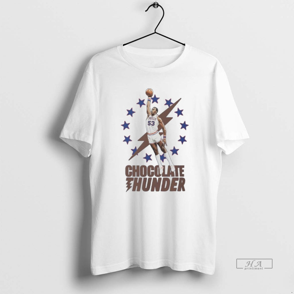 Official Chocolate Thunder Philadelphia 76ers Basketball Player T-Shirts, Hoodie, Sweatshirt | PrintMintTees.com