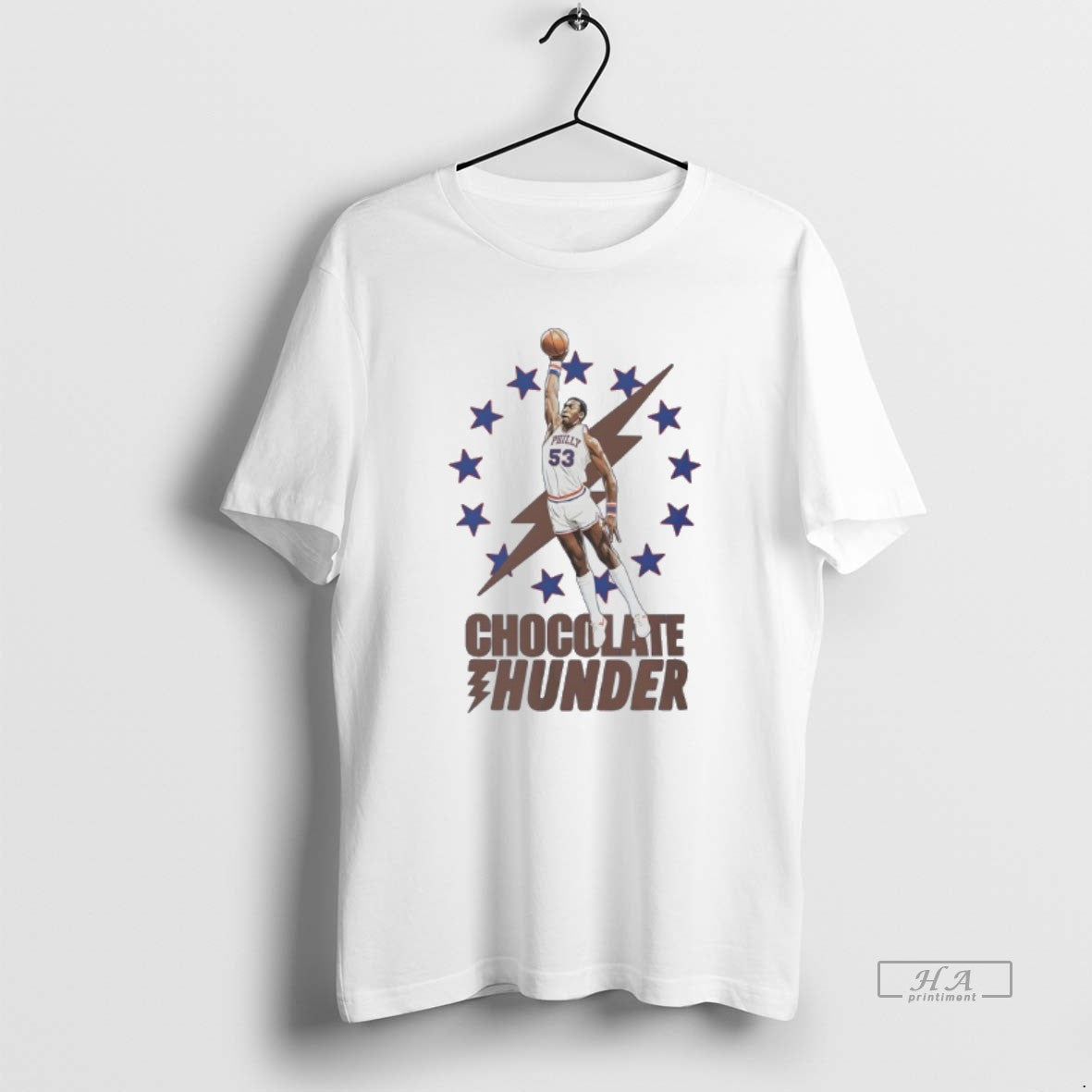 Official Chocolate Thunder Philadelphia 76ers Basketball Player T-Shirts, Hoodie, Sweatshirt | PrintMintTees.com