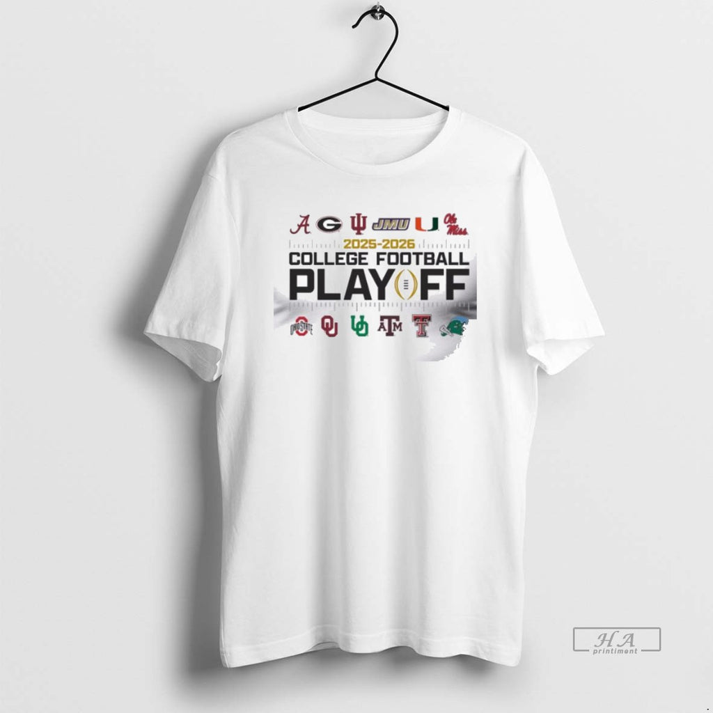 Official College Football Playoff 12 Team 2025 2025 Men T-Shirts, Hoodie, Sweatshirt | PrintMintTees.com