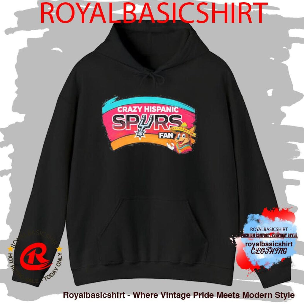 Official Crazy Hispanic Spurss Fan Shirt