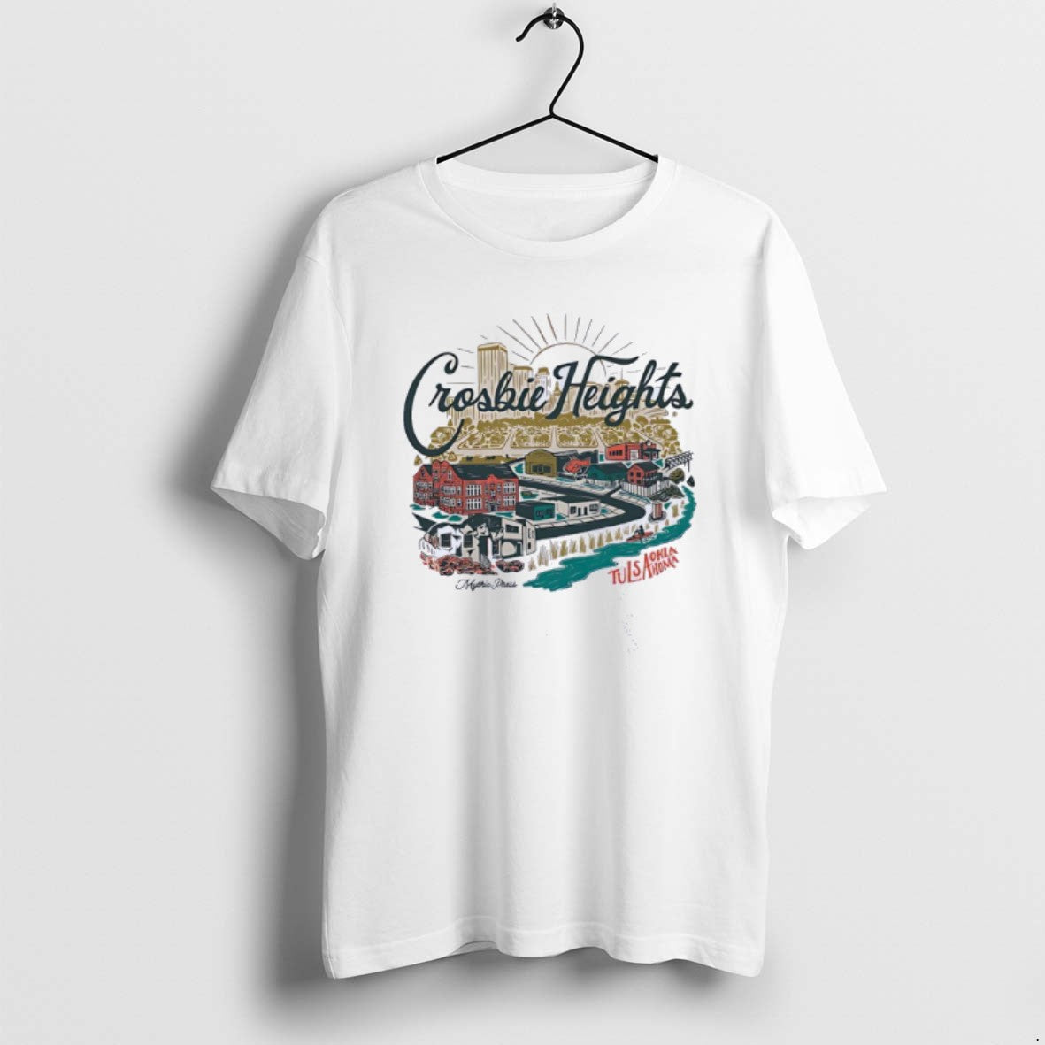 Official Crosbie Heights Tulsa Oklahoma Mythic Press T-Shirts, Hoodie, Sweatshirt | PrintMintTees.com