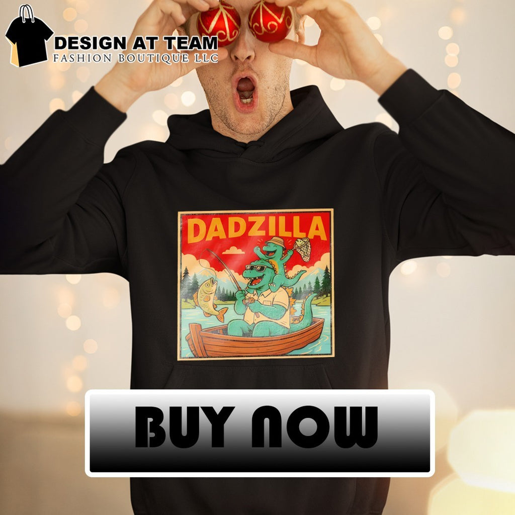 Dadzilla Fishing Father’s Day Graphic shirt