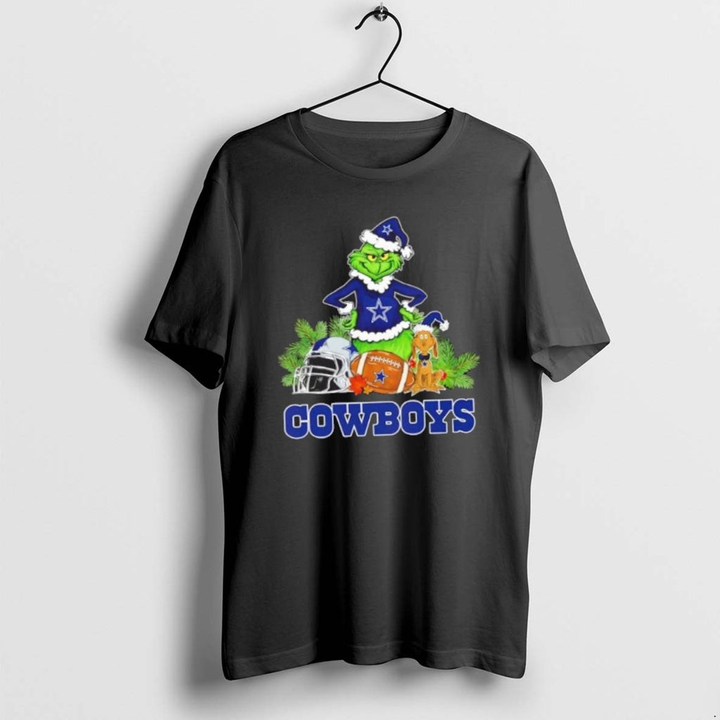 Official Dallas Cowboys Football X Grinch And Max Dog Merry Christmas T-Shirts, Hoodie, Sweatshirt | PrintMintTees.com