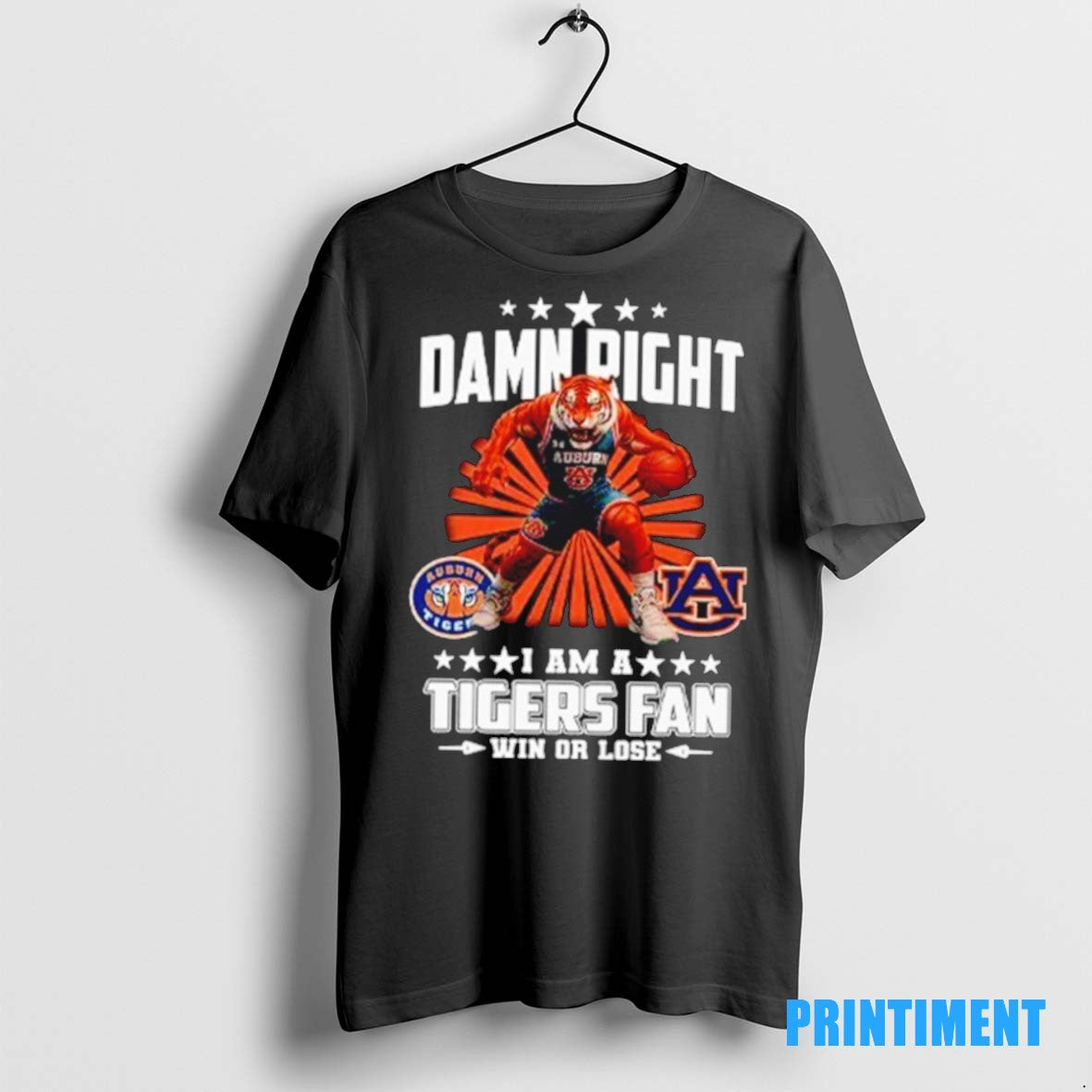 Official Damn Right I Am A Auburn Tigers Fan Win Or Lose Tee Sweater
