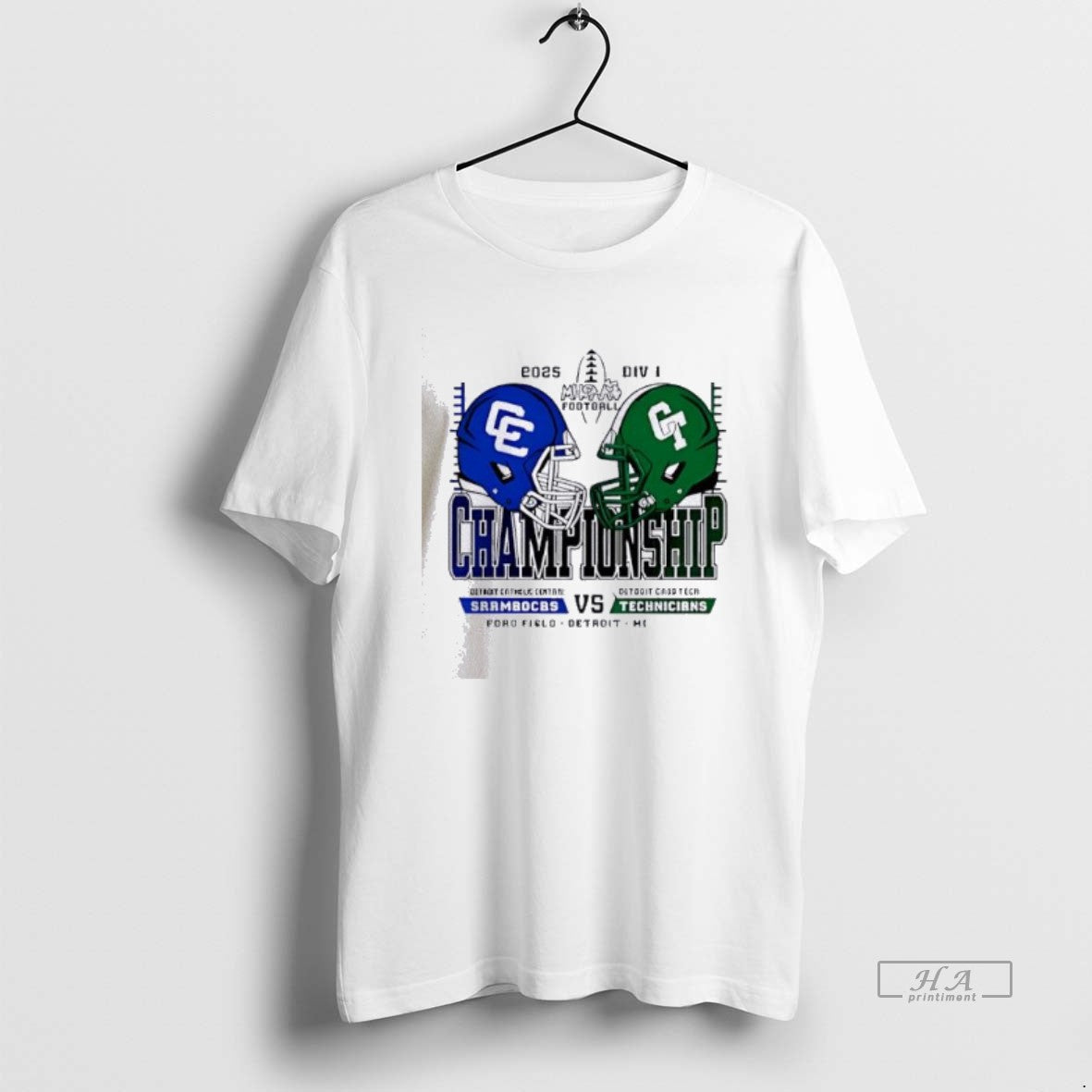 Official Detroit Catholic Central Shamrocks Vs Detroit Cass Tech Technicians 2025 T-Shirts, Hoodie, Sweatshirt