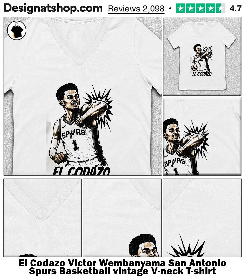 El Codazo Victor Wembanyama San Antonio Spurs Basketball vintage shirt