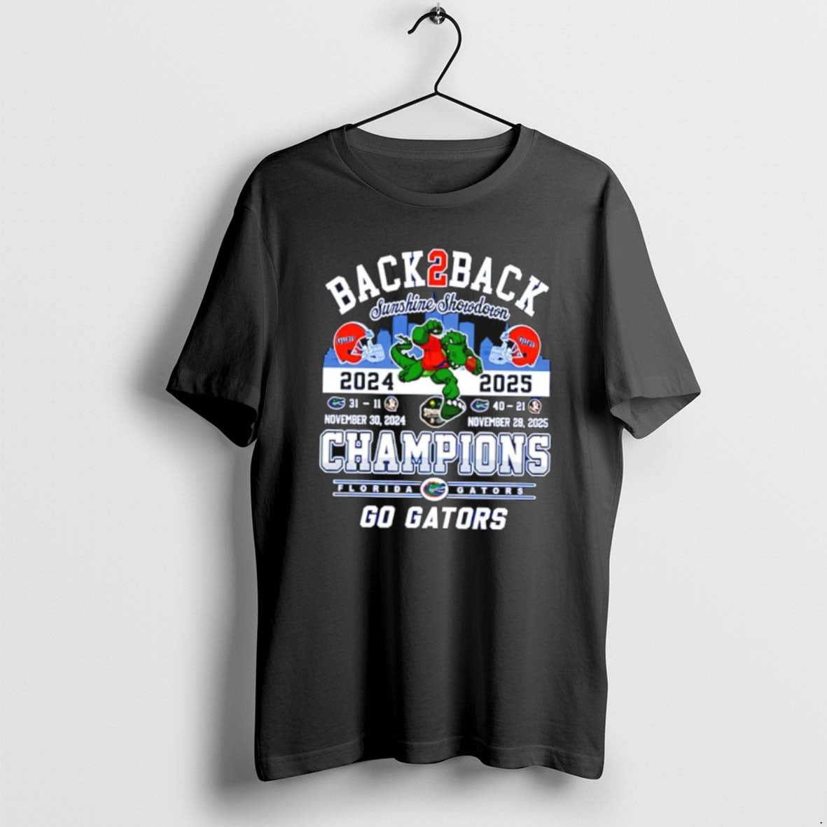 Official Florida Gators Beat Seminoles Again Sunshine Showdown 2025 T-Shirts, Hoodie, Sweatshirt | PrintMintTees.com