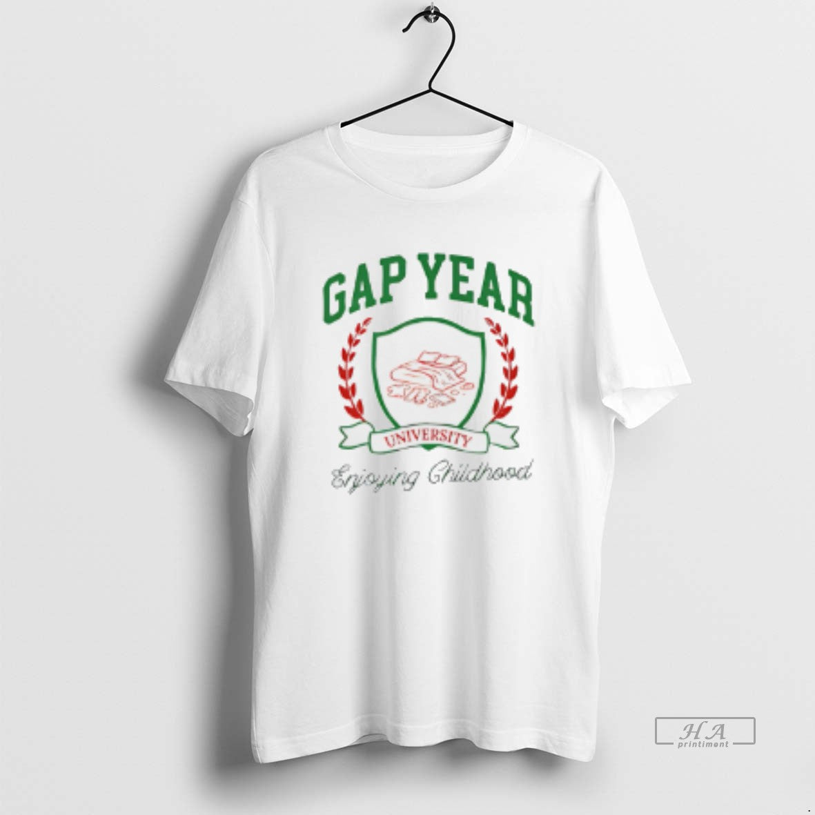 Official Gap Year University Enjoying Childhood Logo T-Shirts, Hoodie, Sweatshirt | PrintMintTees.com