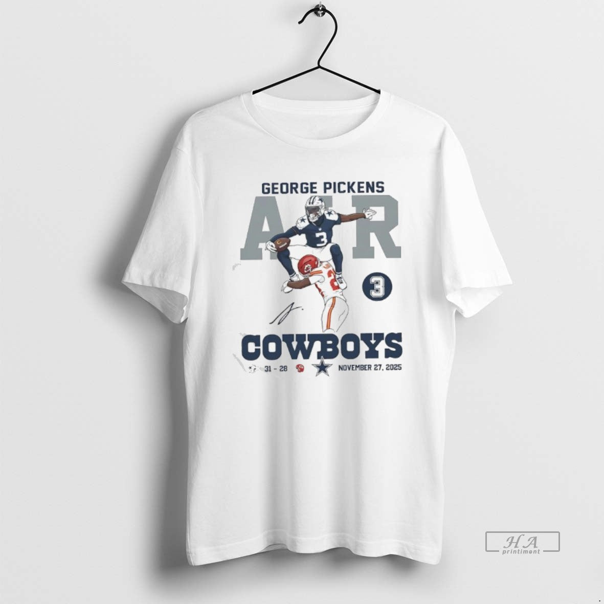 Official George Pickens Cowboys Signature Graphic T-Shirts, Hoodie, Sweatshirt | PrintMintTees.com