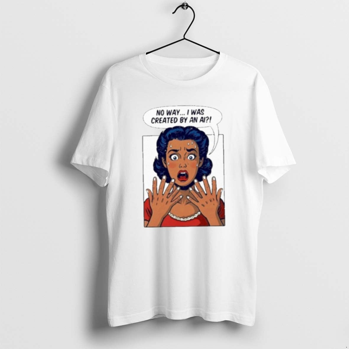 Official Girl No Way I Was Created By An Ai T-Shirts, Hoodie, Sweatshirt | PrintMintTees.com