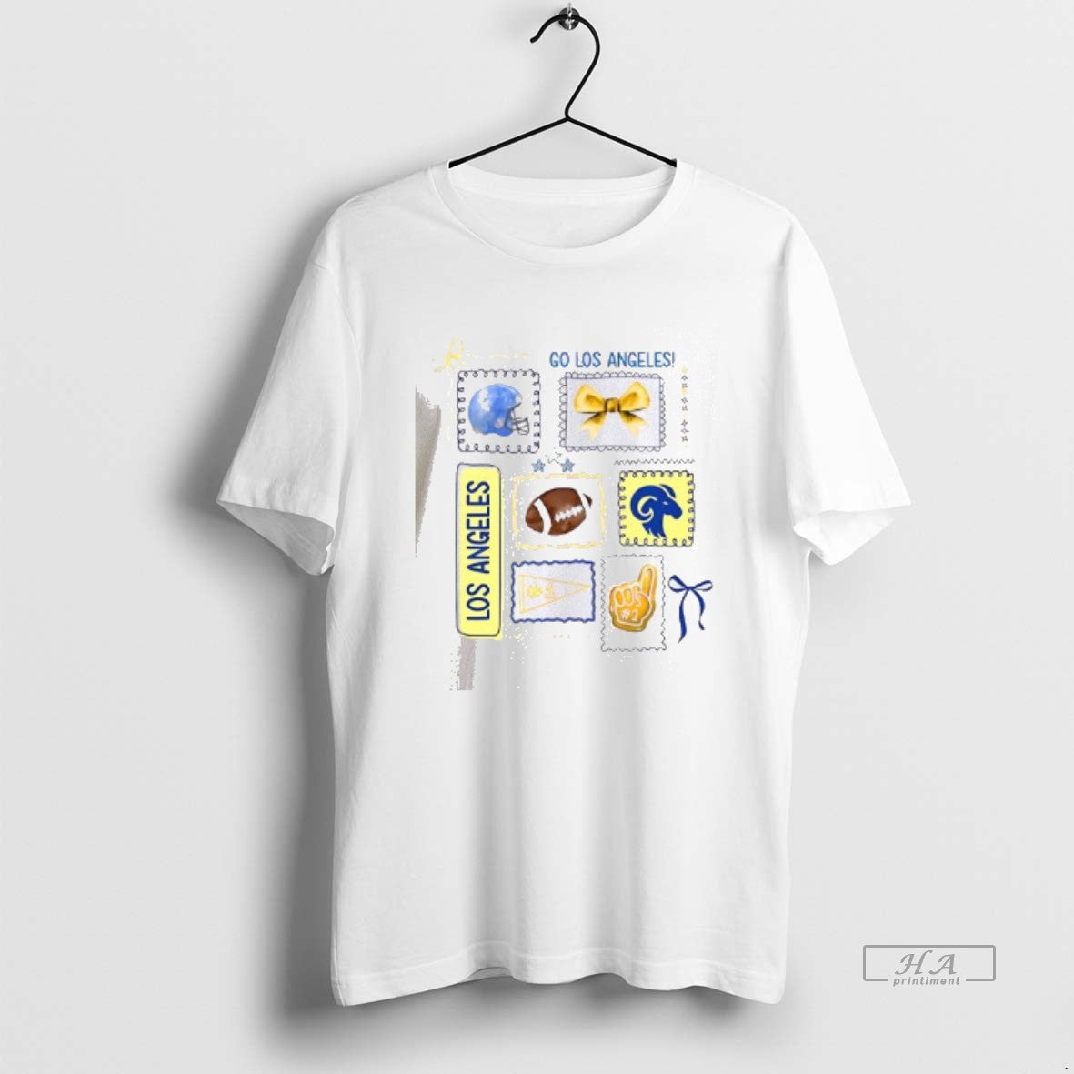 Official Go Los Angeles Football Helmet Bow 1 Fan Graphic Team Spirit T-Shirts, Hoodie, Sweatshirt | PrintMintTees.com