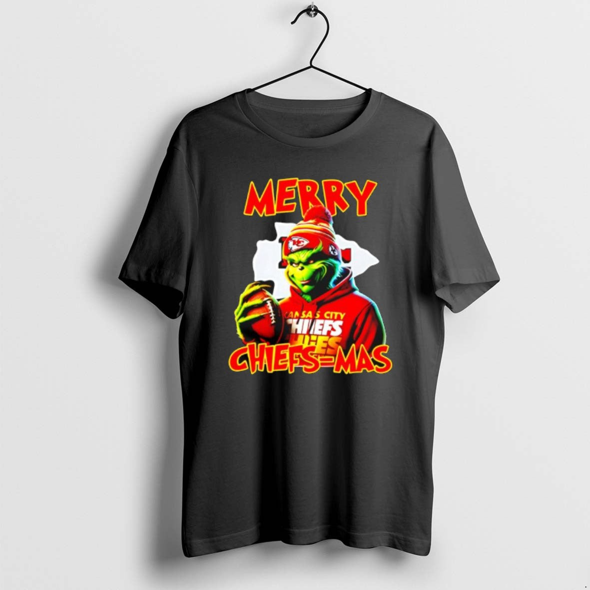 Official Grinch Kansas City Chiefs Merry Chiefs Mas T-Shirts, Hoodie, Sweatshirt | PrintMintTees.com
