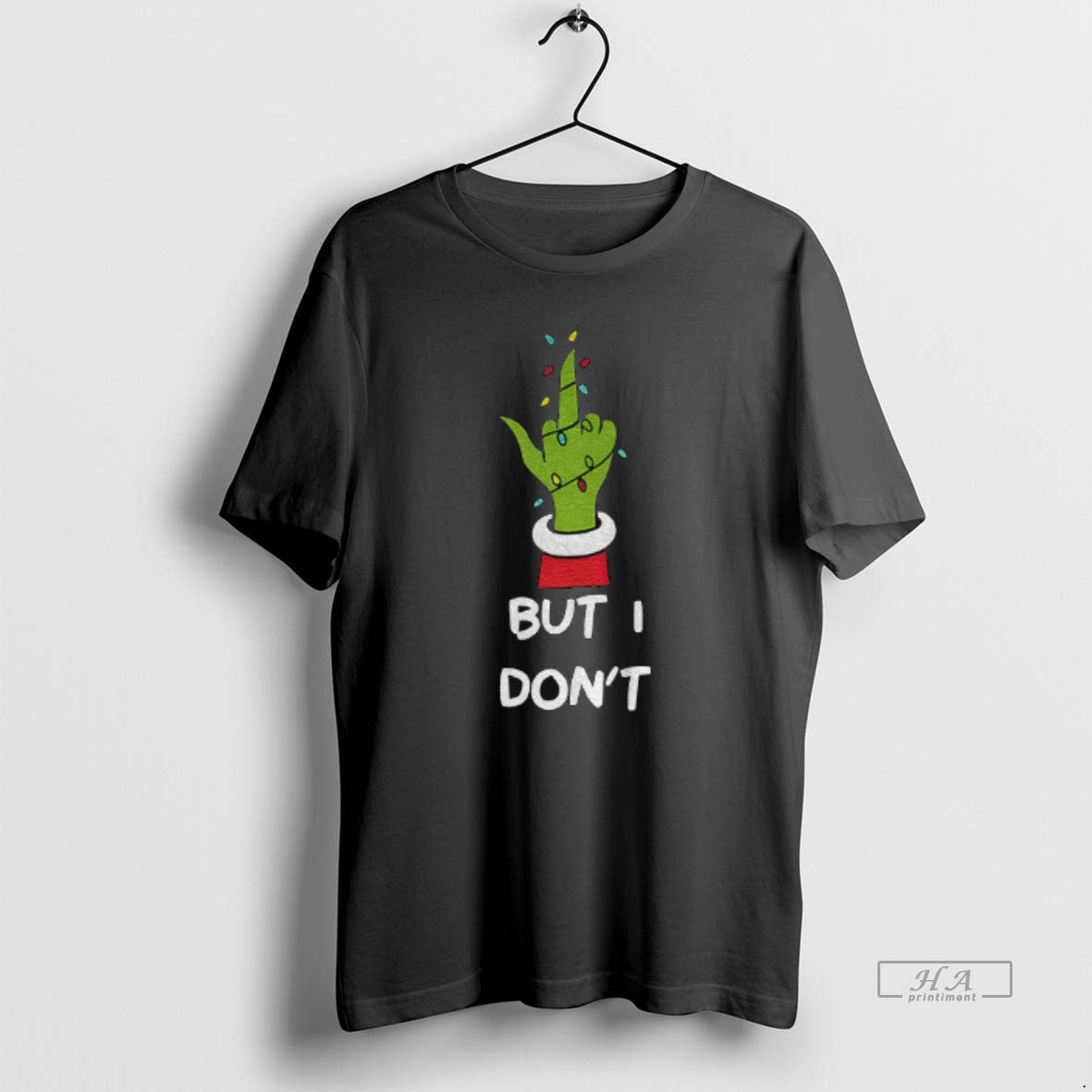 Official Grinch Hands Middle Finger But I Dont Merry Christmas T-Shirts, Hoodie, Sweatshirt | PrintMintTees.com