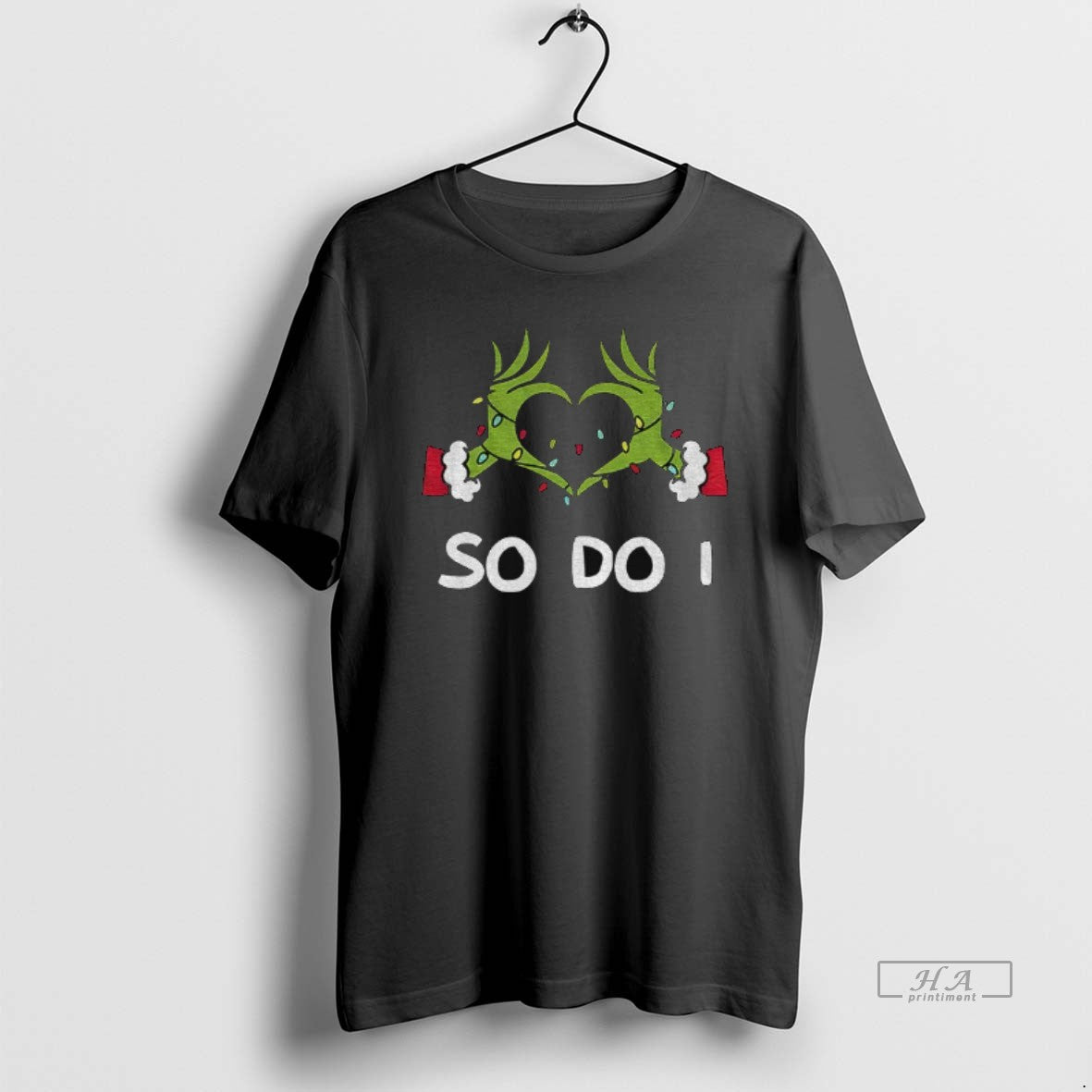Official Grinch Love Hands Sign So Do I Merry Christmas T-Shirts, Hoodie, Sweatshirt | PrintMintTees.com