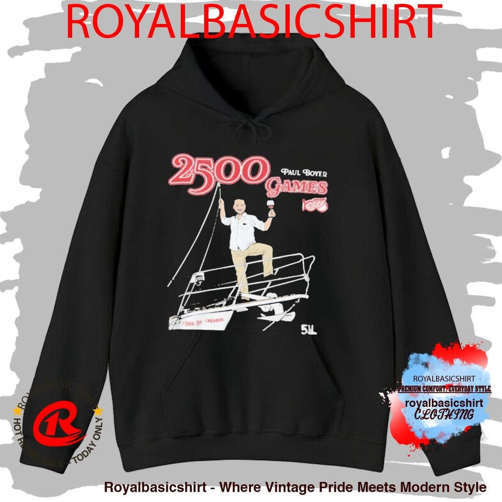 Official Head Equipment Manager Paul Boyer 2500 games Shirt