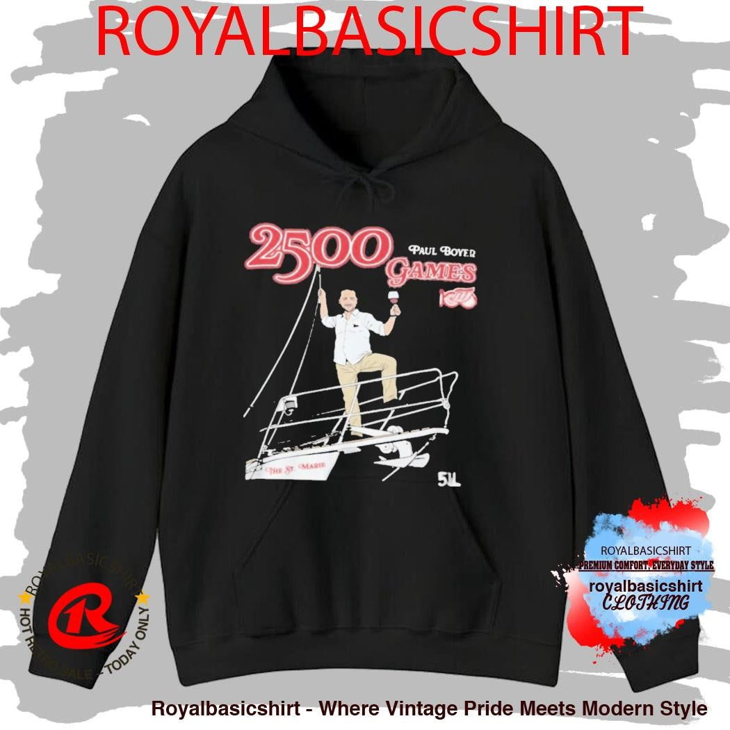 Official Head Equipment Manager Paul Boyer 2500 games Shirt