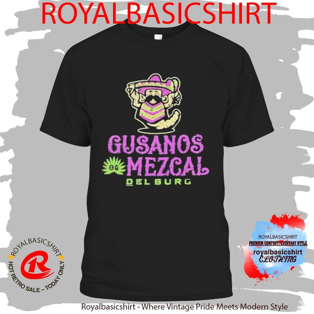 Official Hub City Spartanburgers Gusanos Mezcal Del Burg Shirt