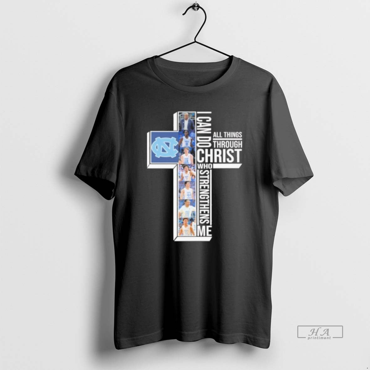 Official I Can Do All Through Christ Who Strengthens Me North Carolina Player T-Shirts, Hoodie, Sweatshirt