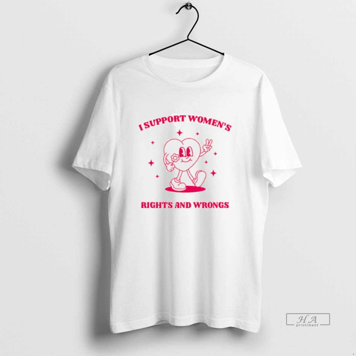 Official I Support Womens Rights And Wrongs Heart T-Shirts, Hoodie, Sweatshirt | PrintMintTees.com