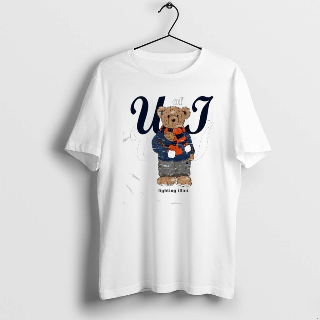 Official Illinois Fighting Illini Of Tan Cozy Bear T-Shirts, Hoodie, Sweatshirt | PrintMintTees.com