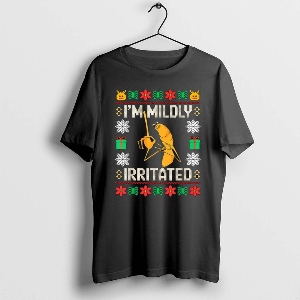 Official Im Mildly Irritated Marcus Worm Christmas T-Shirts, Hoodie, Sweatshirt | PrintMintTees.com