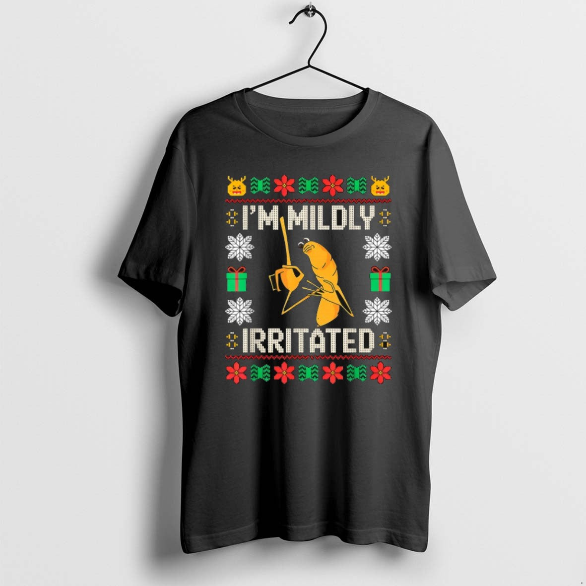 Official Im Mildly Irritated Marcus Worm Christmas T-Shirts, Hoodie, Sweatshirt | PrintMintTees.com