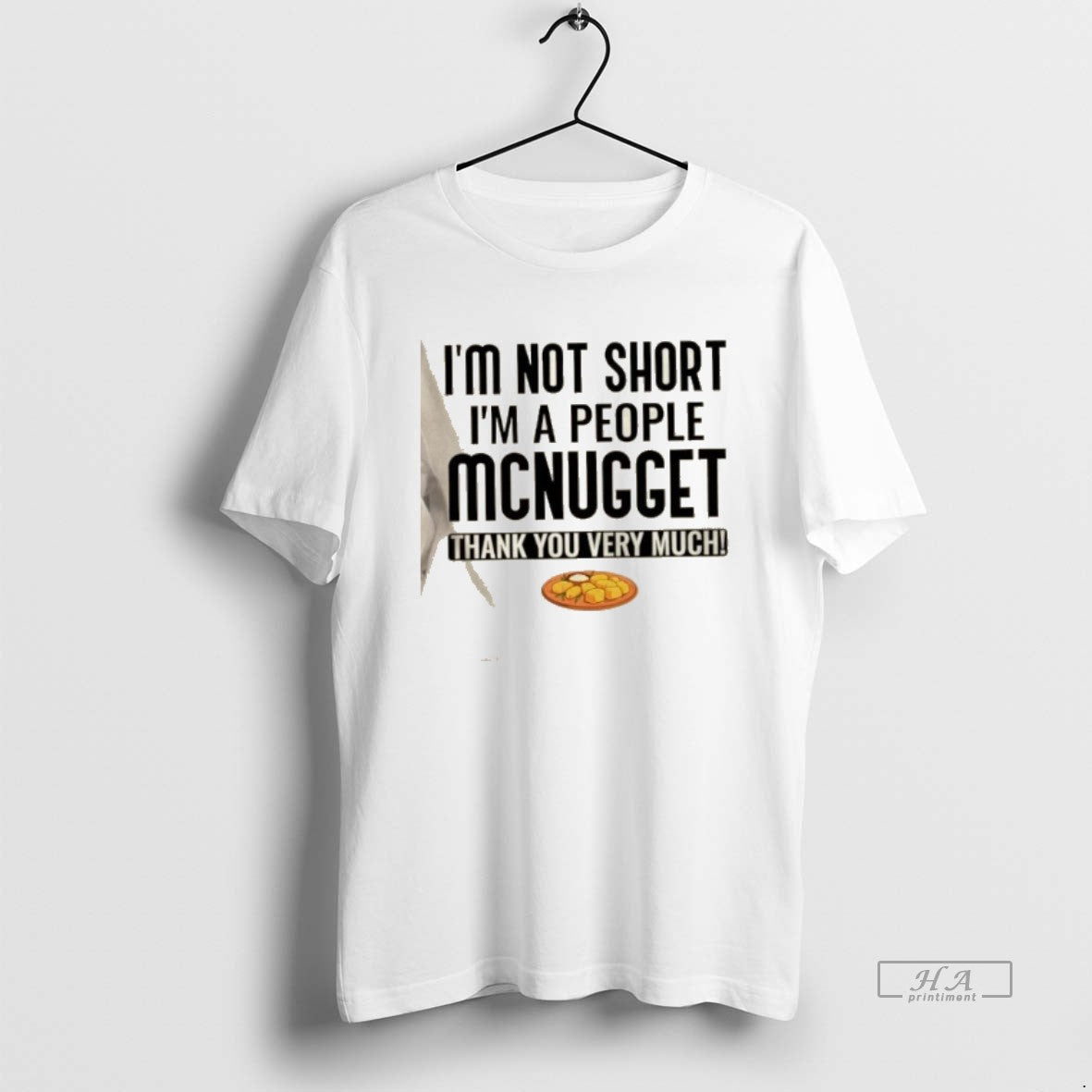 Official Im Not Short Im A People Mcnugget Thank You Very Much T-Shirts, Hoodie, Sweatshirt | PrintMintTees.com