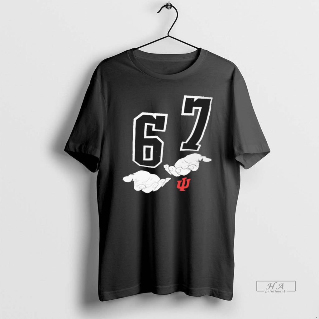 Official Indiana Hoosier 6 7 Six Seven Meme Peach Bowl T-Shirts, Hoodie, Sweatshirt | PrintMintTees.com