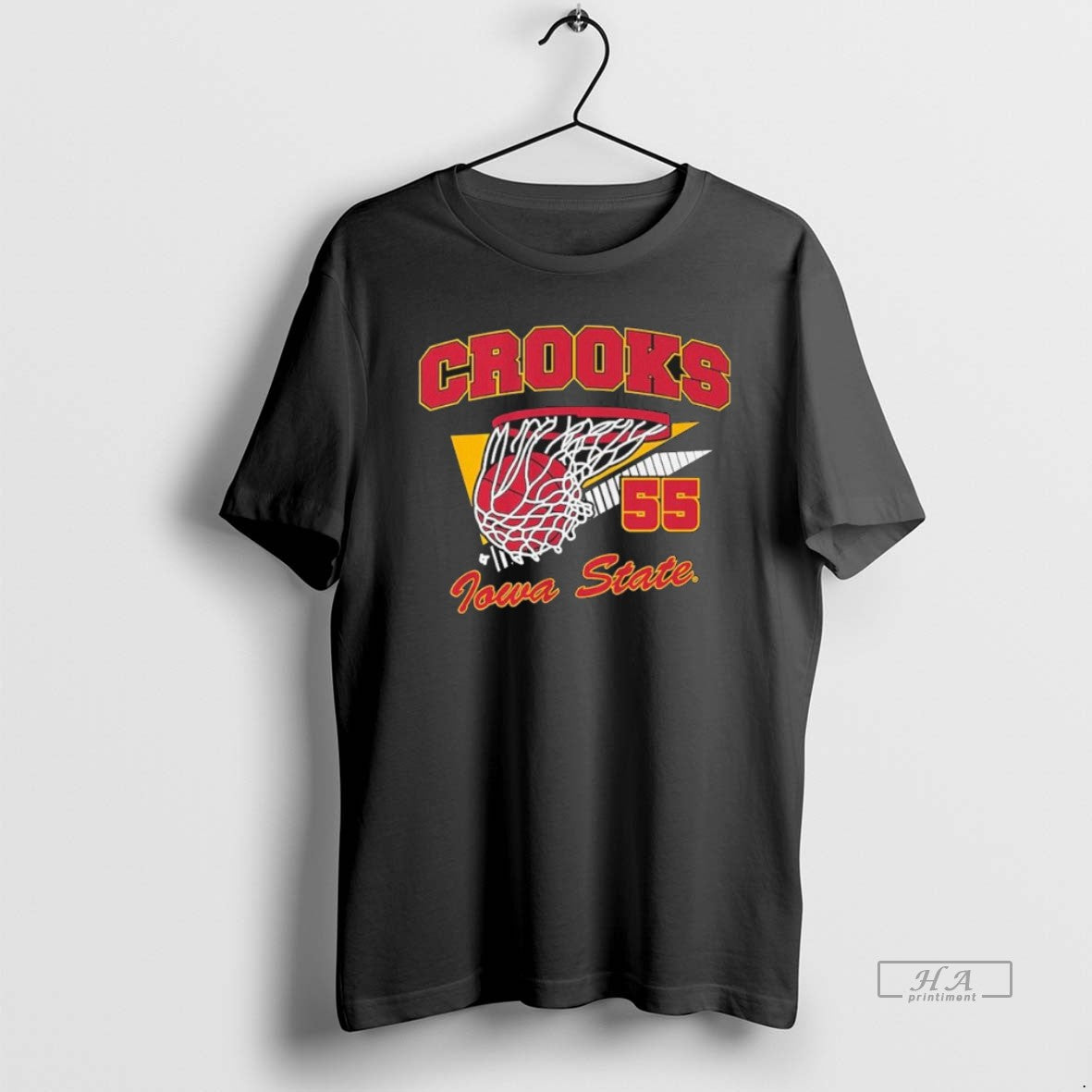 Official Iowa State Basketball Audi Crooks Retro Swish T-Shirts, Hoodie, Sweatshirt | PrintMintTees.com