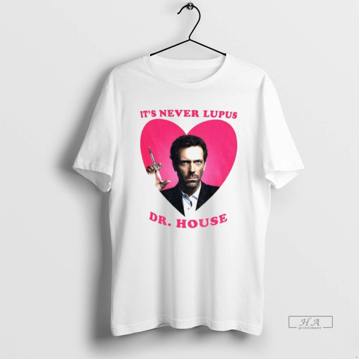 Official Its Never Lupus Dr House Pink Heart T-Shirts, Hoodie, Sweatshirt | PrintMintTees.com