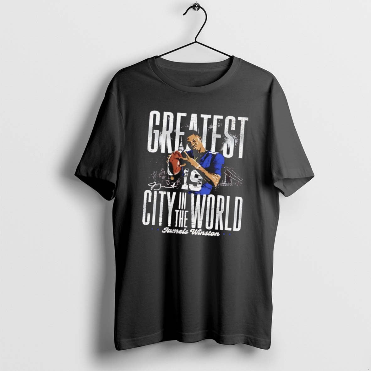Official Jameis Winston Greatest City In The World New York Giants T-Shirts, Hoodie, Sweatshirt | PrintMintTees.com
