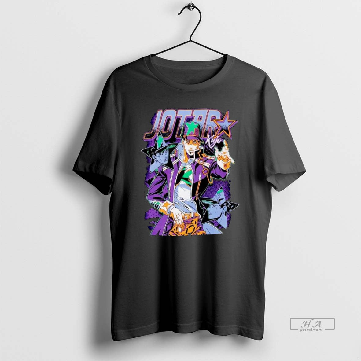 Official Jojos Bizarre Adventure Jotaro Kujo Collage T-Shirts, Hoodie, Sweatshirt | PrintMintTees.com