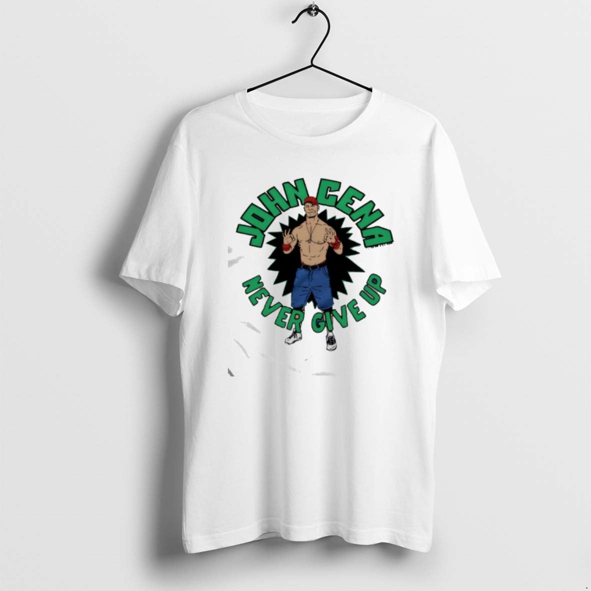 Official John Cena Homage Never Give Up Thank You Cena T-Shirts, Hoodie, Sweatshirt | PrintMintTees.com