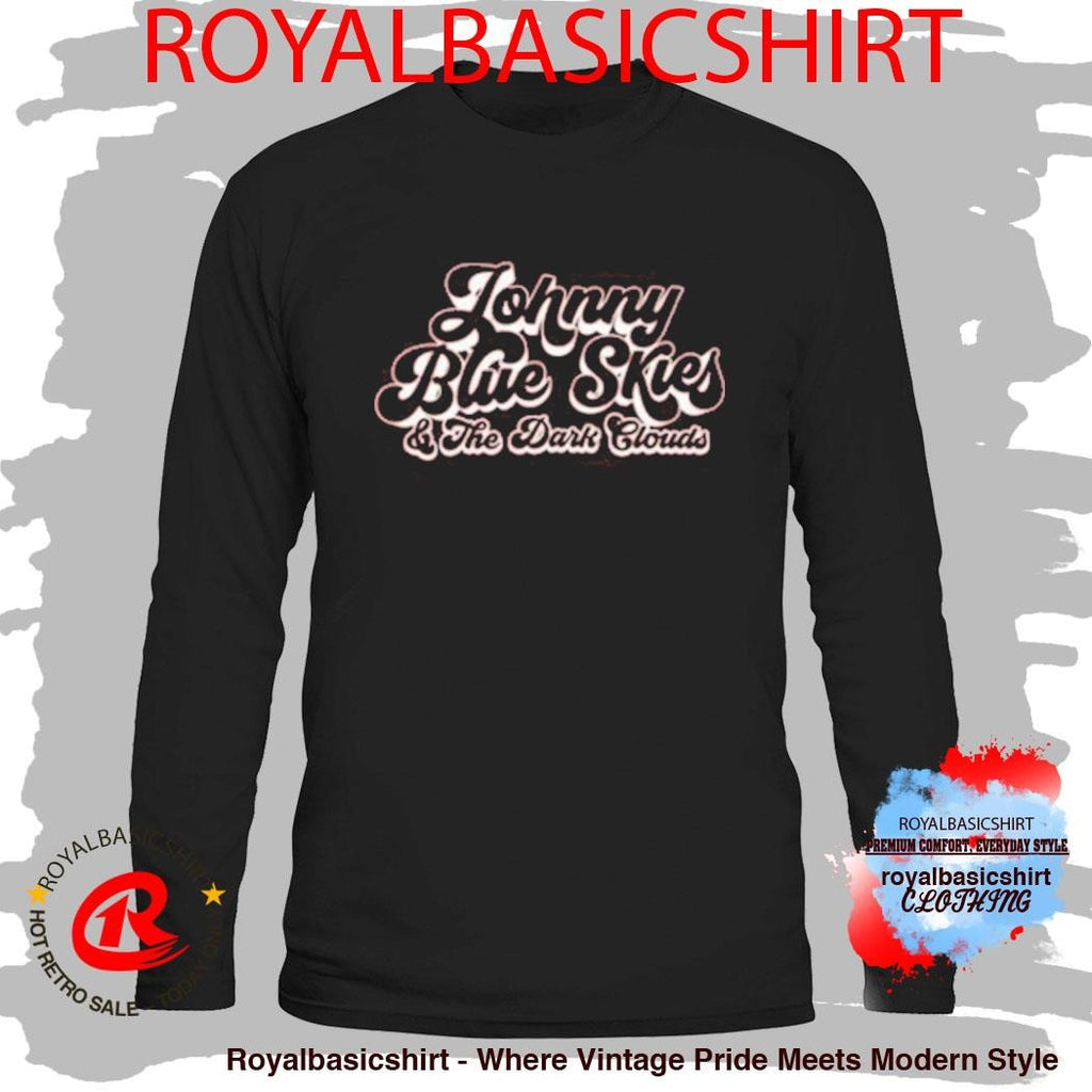 Official Johnny Blue Skies &amp; The Dark Clouds Logo Maroon Shirt