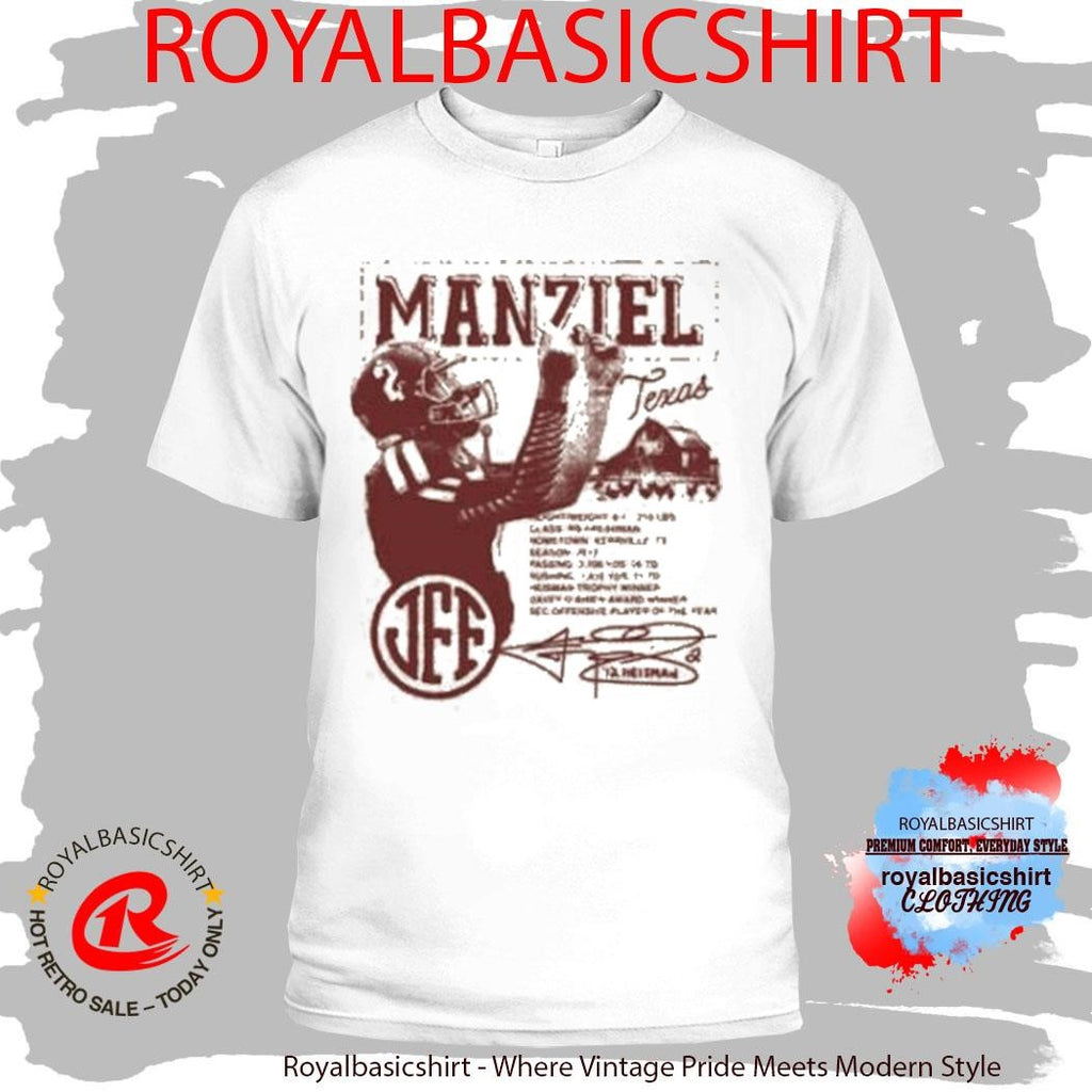 Official Johnny Manziel 2012 Stats Shirt