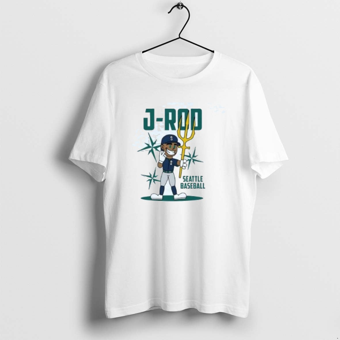 Official Julio Rodriguez J Rod Cartoon Seattle Mariners T-Shirts, Hoodie, Sweatshirt | PrintMintTees.com