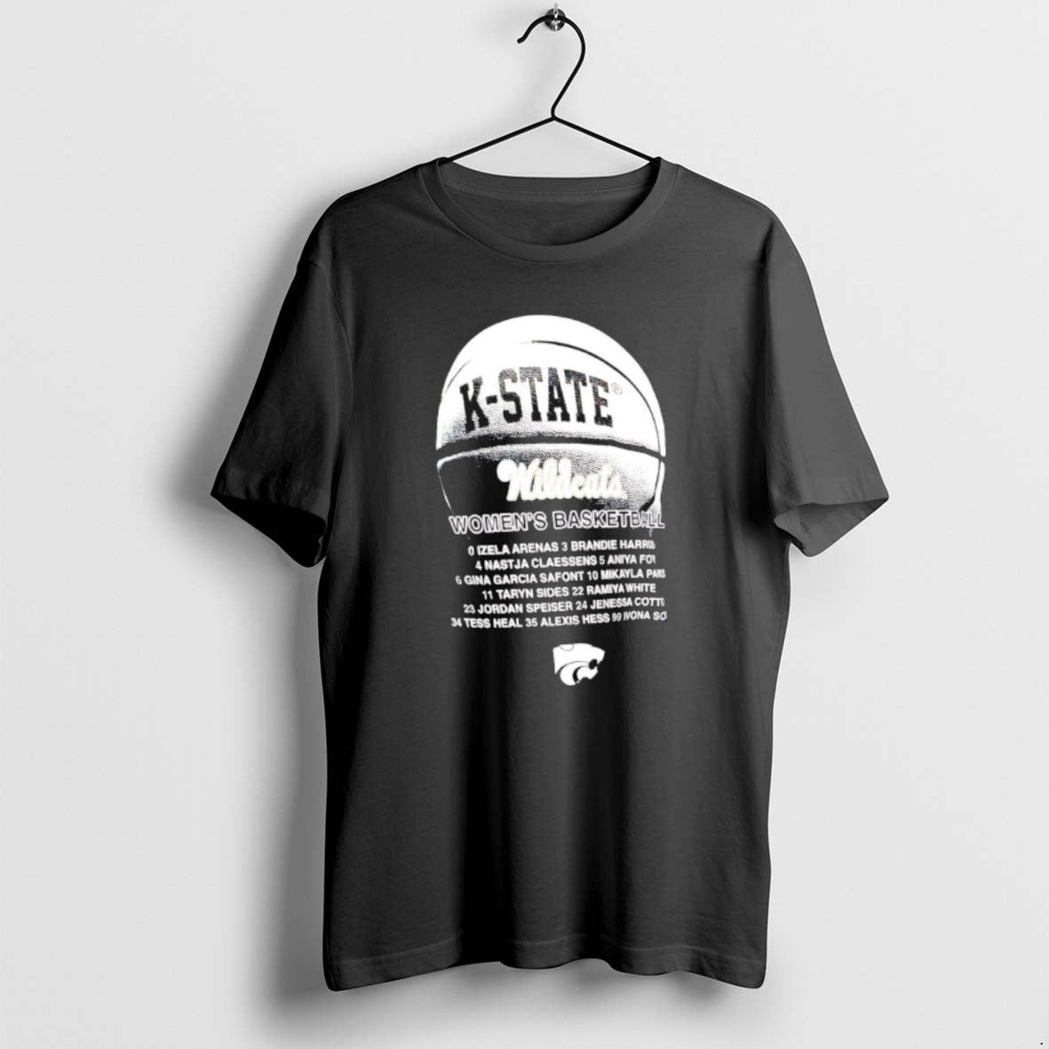 Official K State Wildcats Womens Basketball Players Listed Name T-Shirts, Hoodie, Sweatshirt | PrintMintTees.com