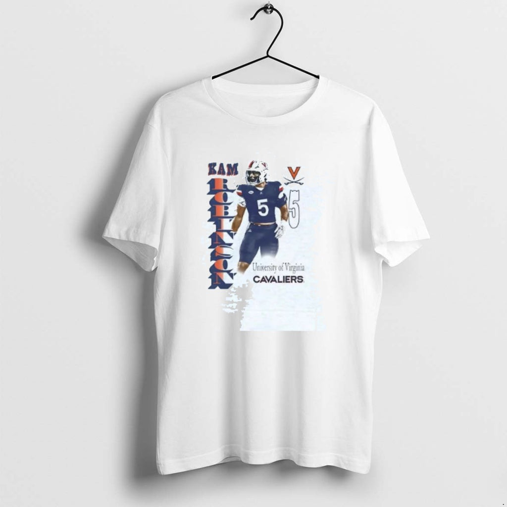 Official Kam Robinson Portrait Virginia Cavaliers T-Shirts, Hoodie, Sweatshirt | PrintMintTees.com
