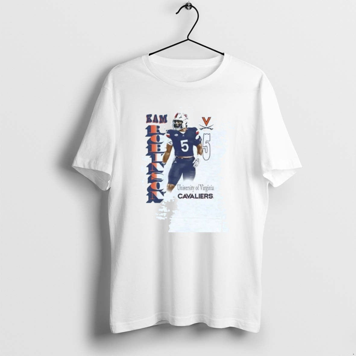 Official Kam Robinson Portrait Virginia Cavaliers T-Shirts, Hoodie, Sweatshirt | PrintMintTees.com