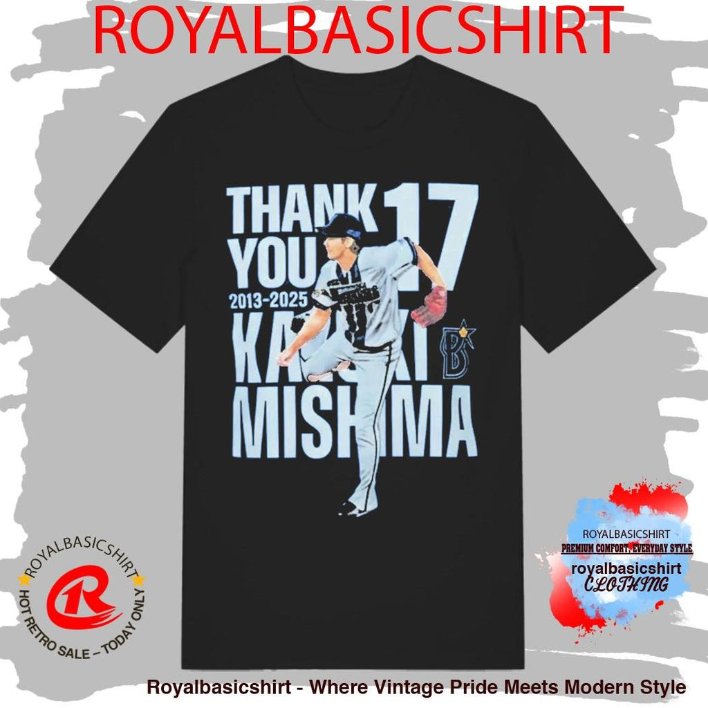 Official Kimitaka Tosshiro Thank You Kazuki Mishima 17 Shirt