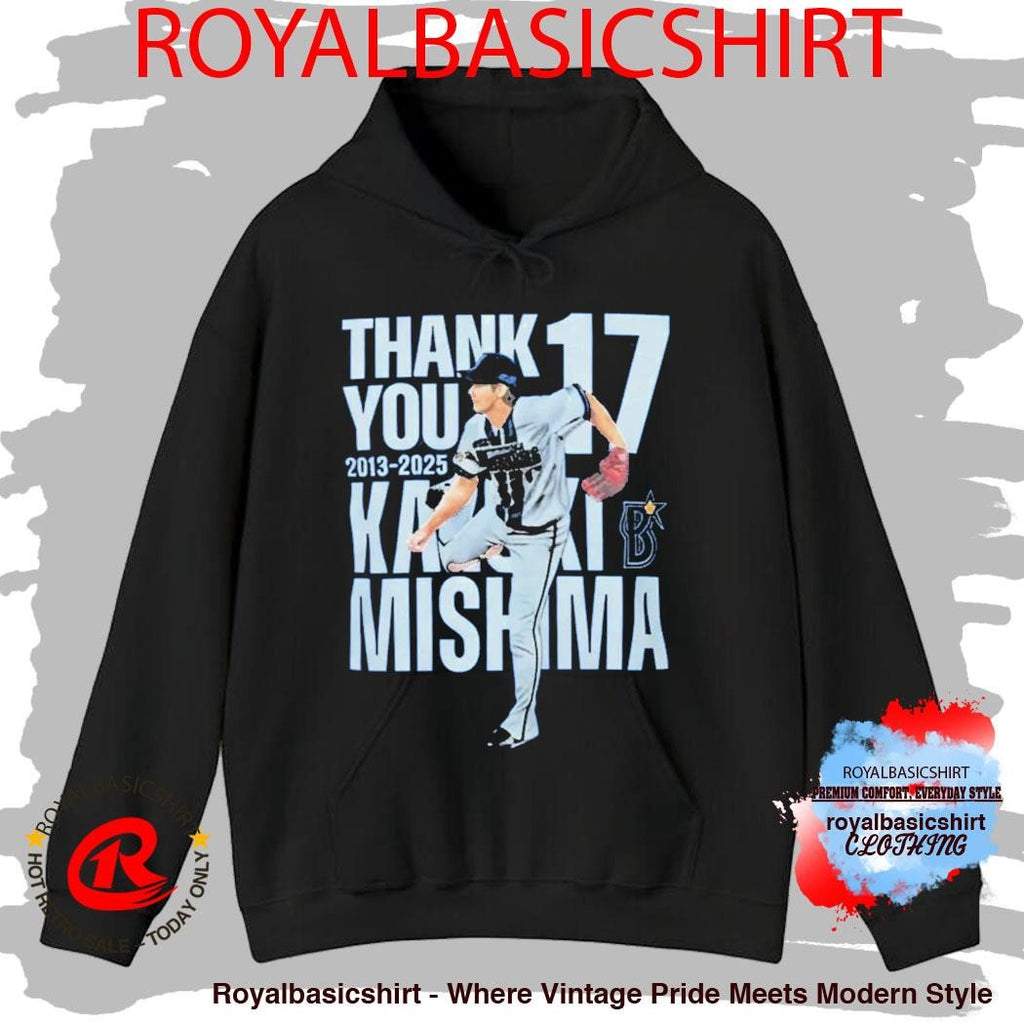 Official Kimitaka Tosshiro Thank You Kazuki Mishima 17 Shirt