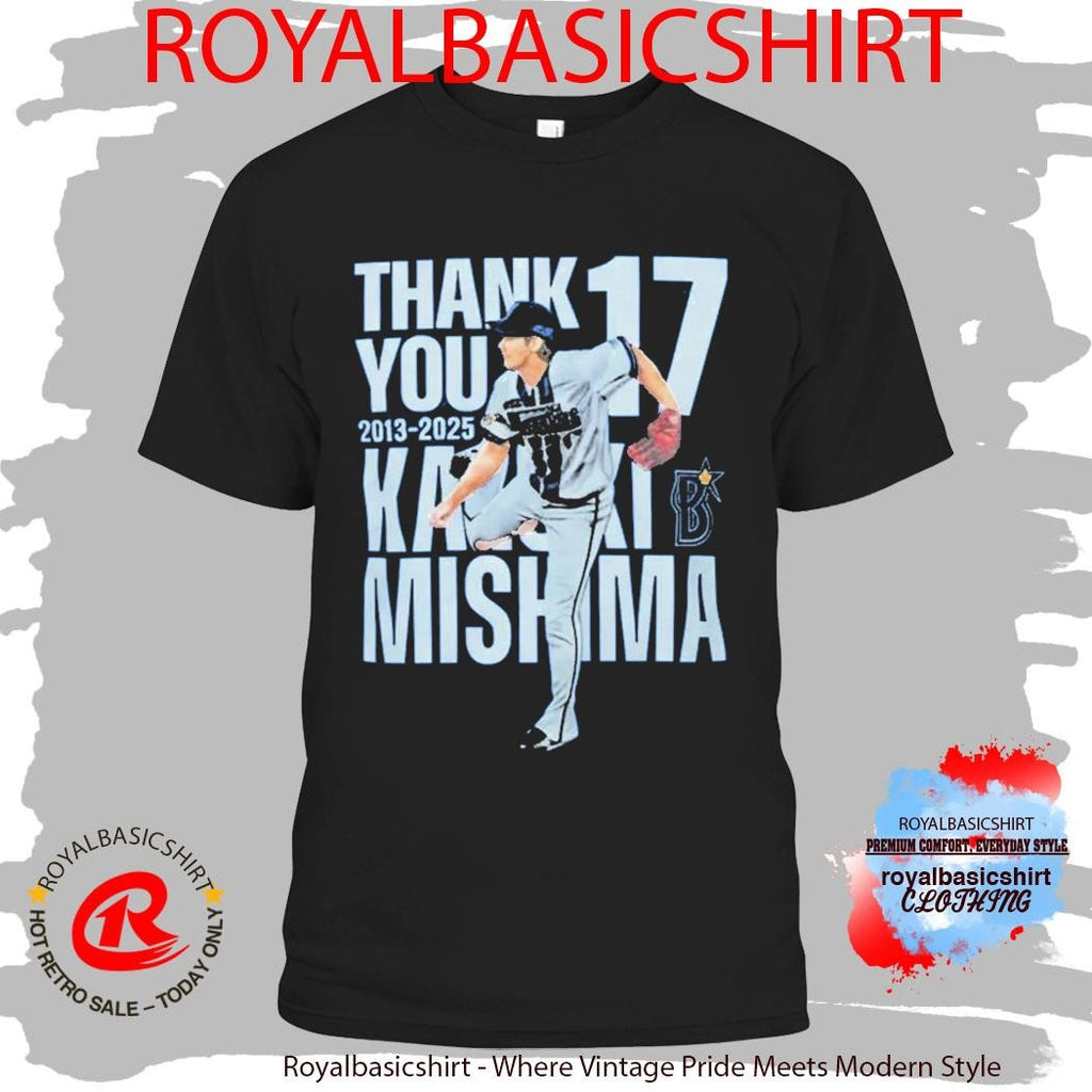 Official Kimitaka Tosshiro Thank You Kazuki Mishima 17 Shirt