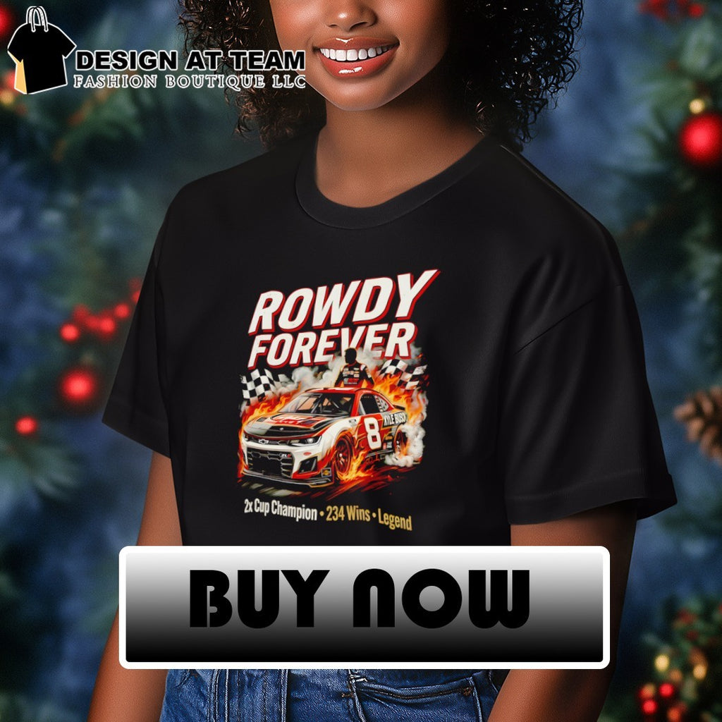 Kyle Busch Rowdy Nascar Cup Series 2x Cup Champion 234 Wins Legend shirt
